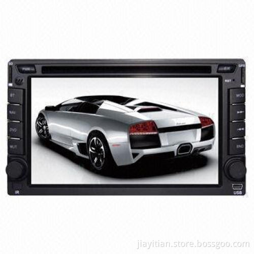 Universal Car DVD Player with 6.2-inch TFT Touch Screen, Supports BT/TV/GPS/iPod Functions
